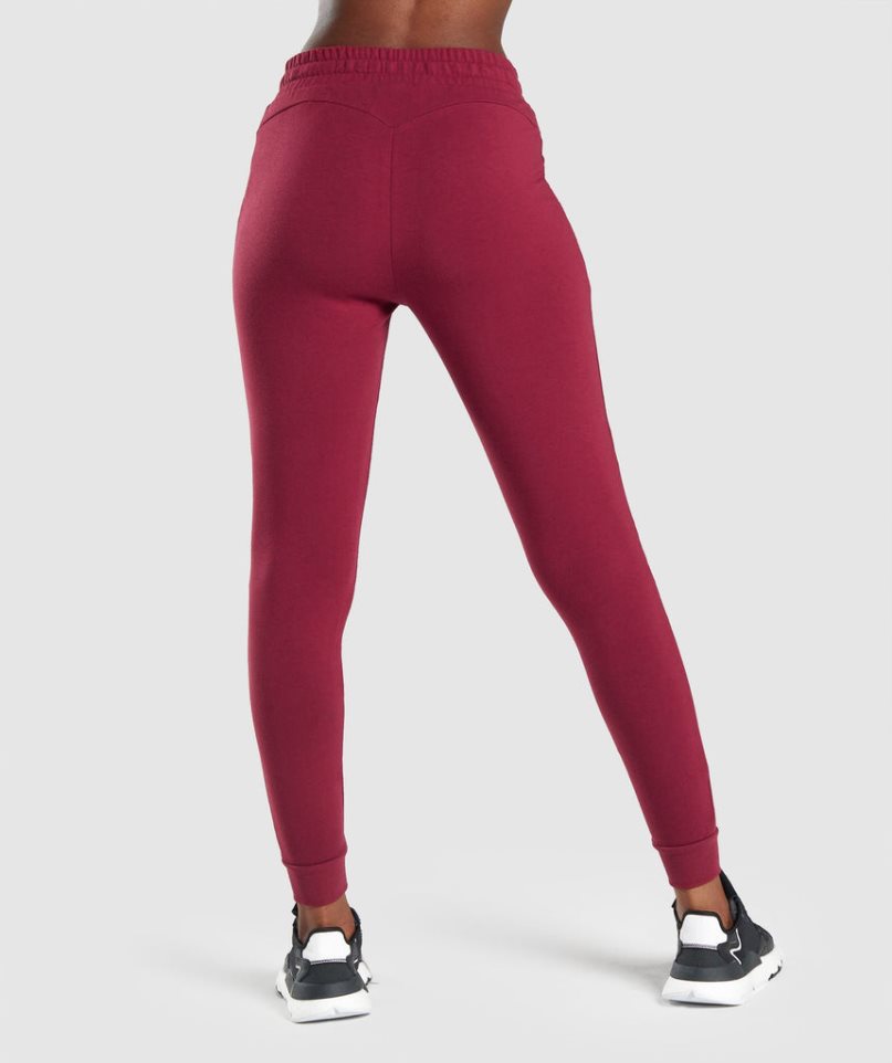 Women's Gymshark Pippa Training Jogger Burgundy | NZ 8AREYC